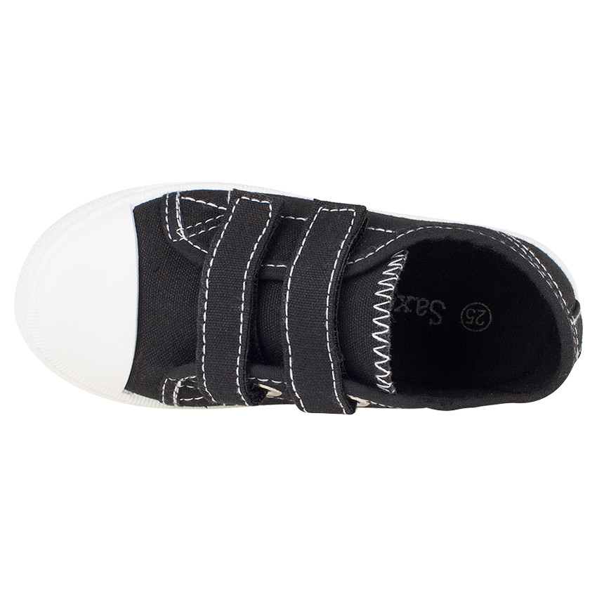 Baskets basses en toile à scratchs du 20 au 23 