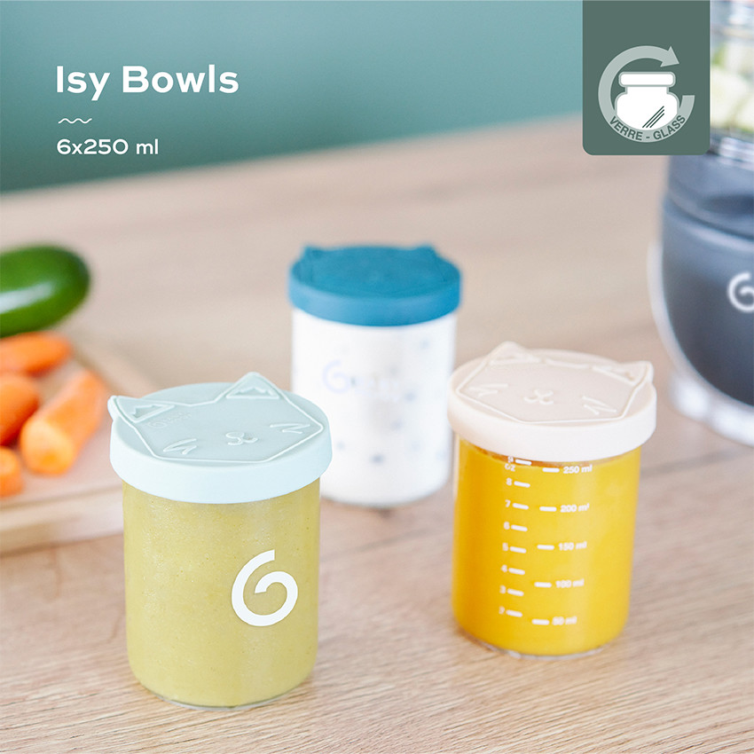 Lot de 6 pots de conservation Isy Bowls - 250 ml 