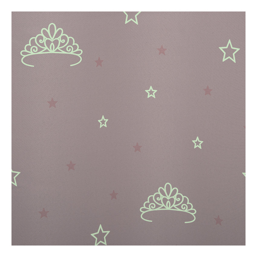 Rideau occultant phosphorescent 140 x 250 cm - Rose  