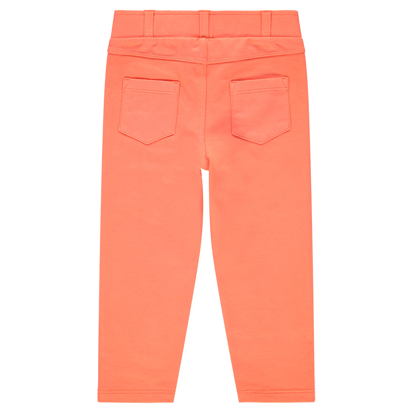 Slim fit jogging met geborduurde vogel en zakken 