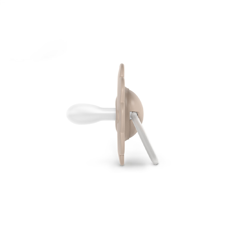 Fysiologische siliconen fopspeen SX PRO Wonder 6-18M intens beige 