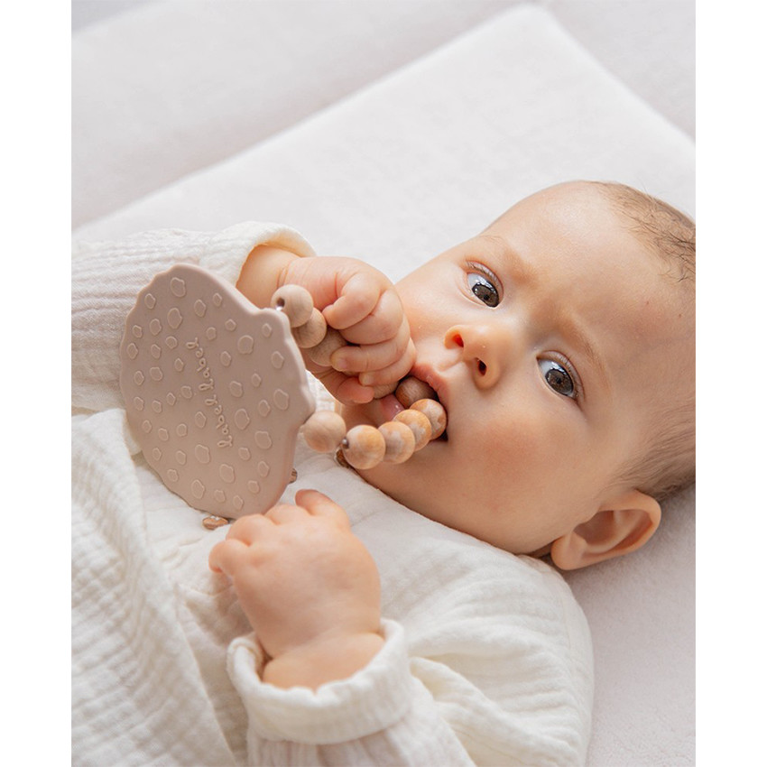 Anneau de dentiotion Coquille silicone Nougat 