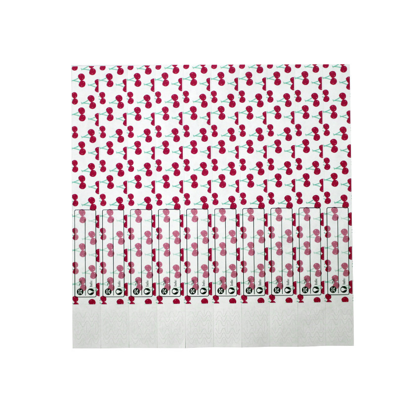 Kleine veiligheidsartikelen identificatie bandjes kersjes 10stk 