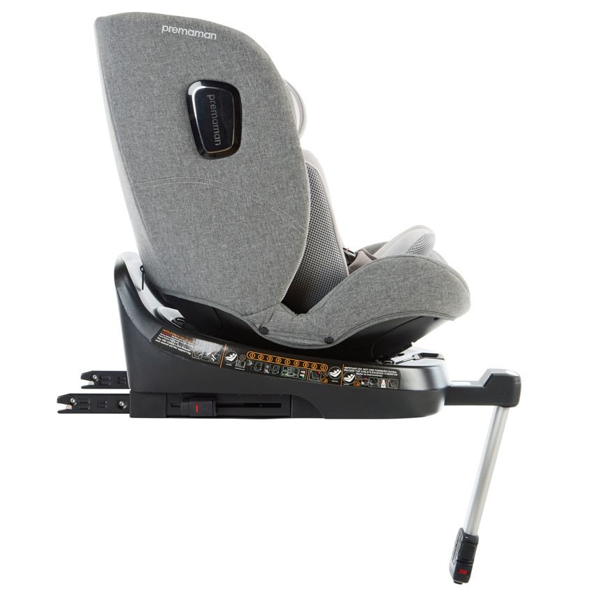 Autostoel draaibaar i-Size 40-150 cm P4One Xelium grijs 