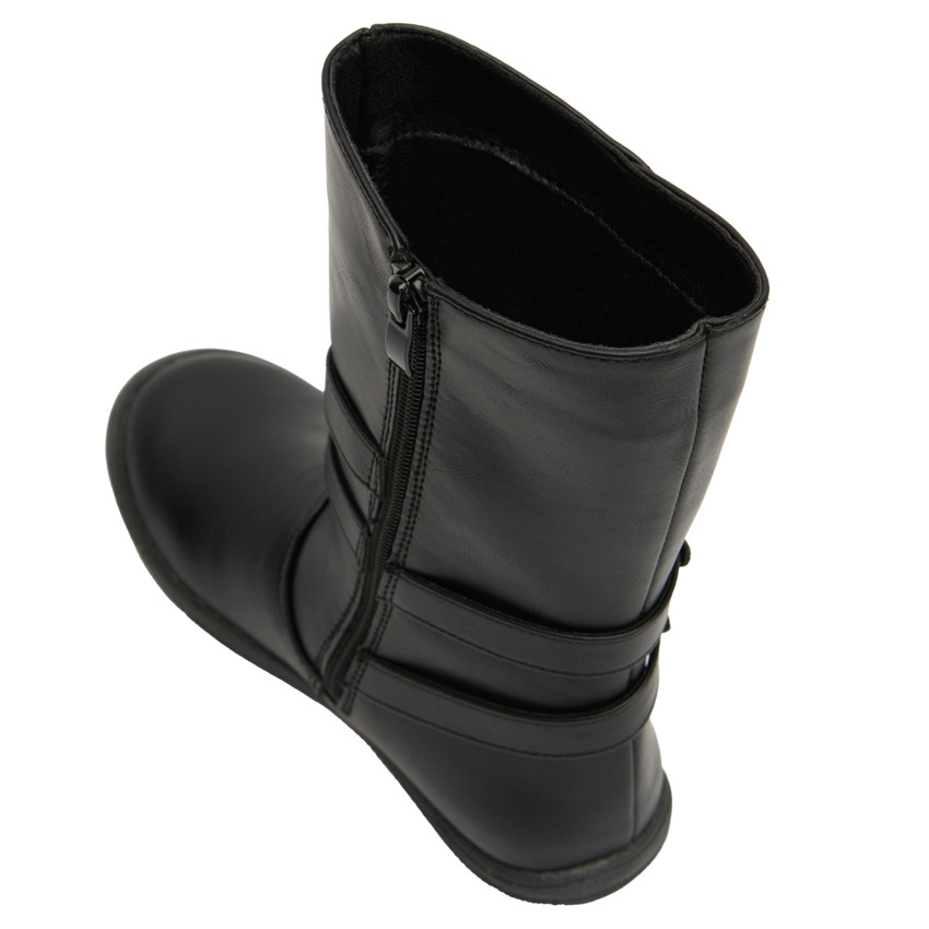 Bottes zippées à brides cœurs pour fille 