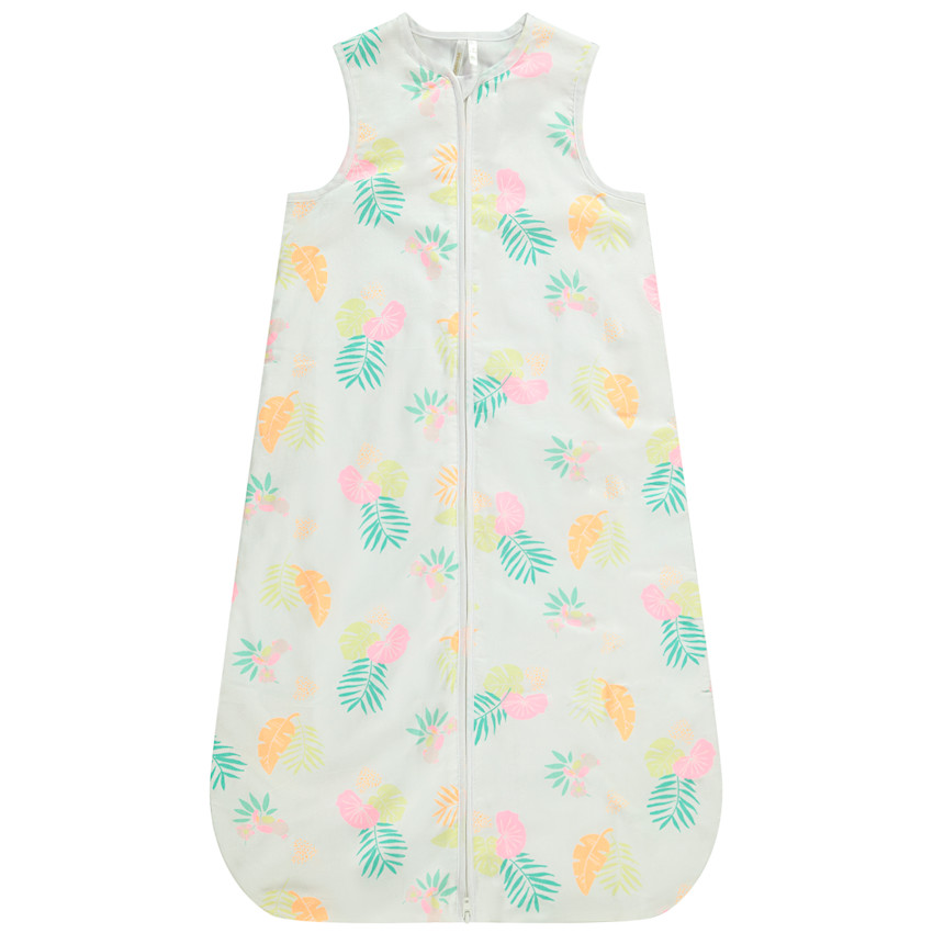Gigoteuse en seersucker imprimé tropical TOG 0.5 pour bébé fille 