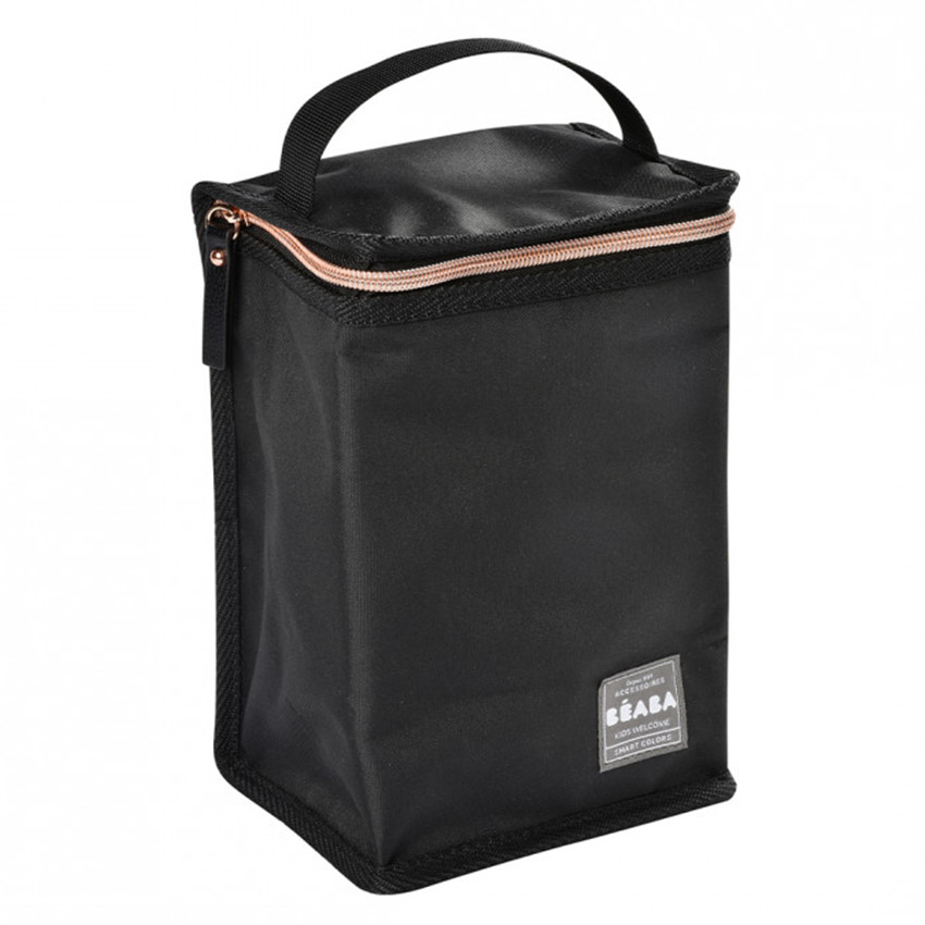 Isothermische Maaltijdtas - Zwart/Roze 