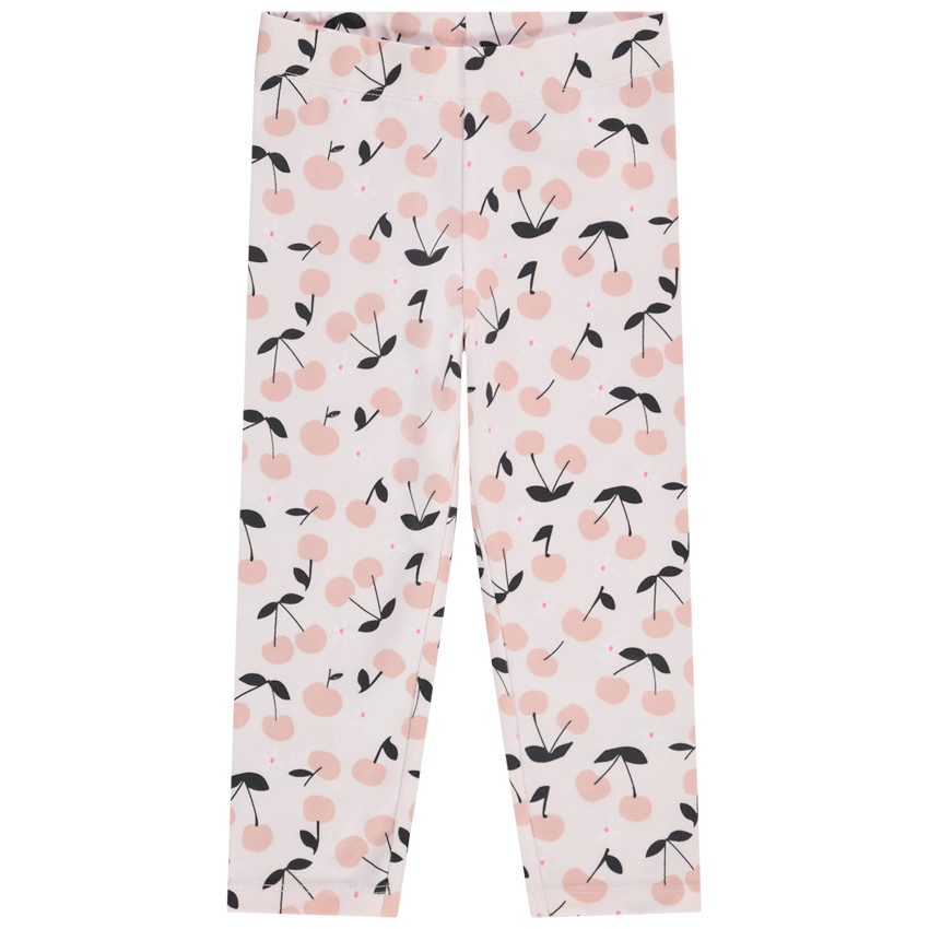 Corsaire in jersey met fantasieprint voor meisjes 