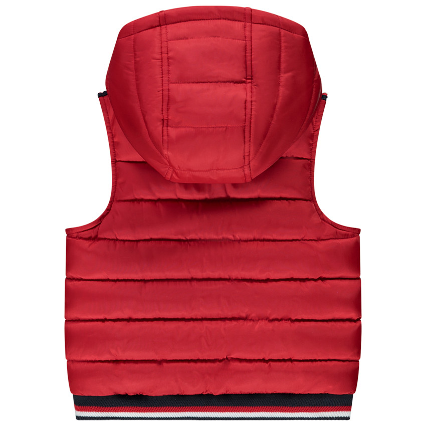 Doudoune sans manches à capuche pour bébé garçon 