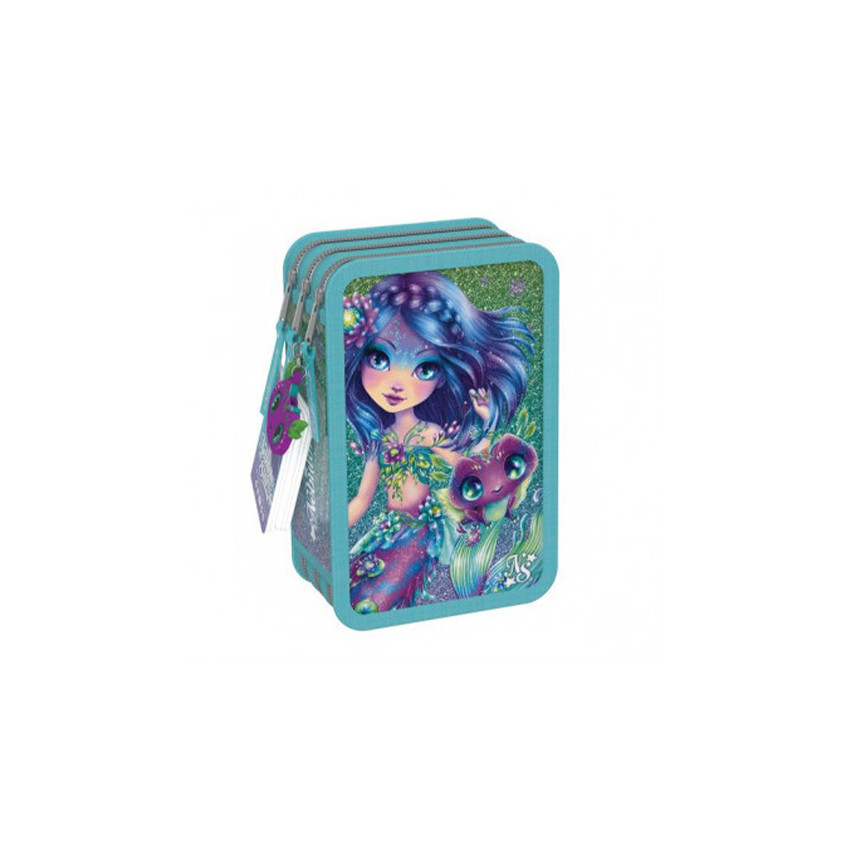 Trousse de papeterie à compartiments Nenuphia  