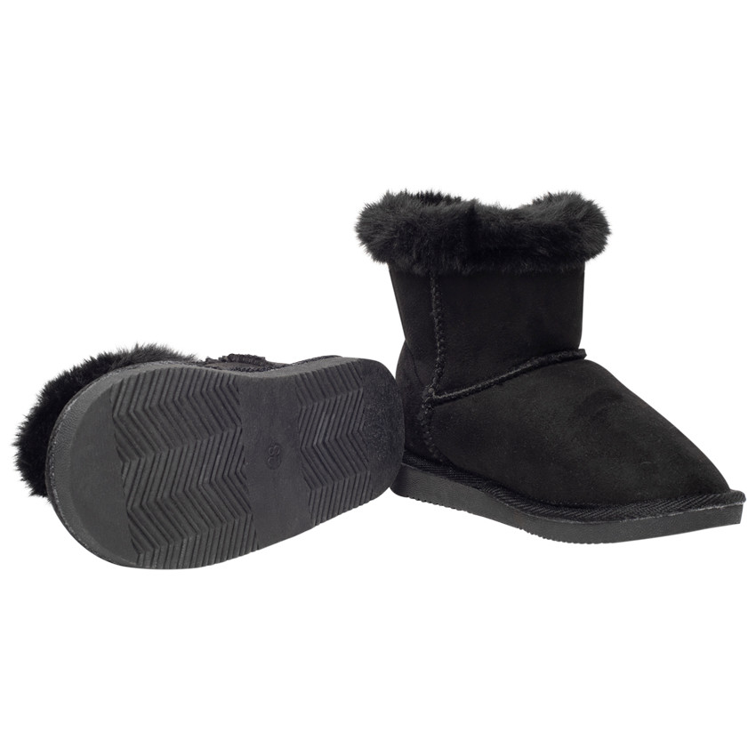 Laarzen met faux suède voering en fantasieknoop voor meisjes 