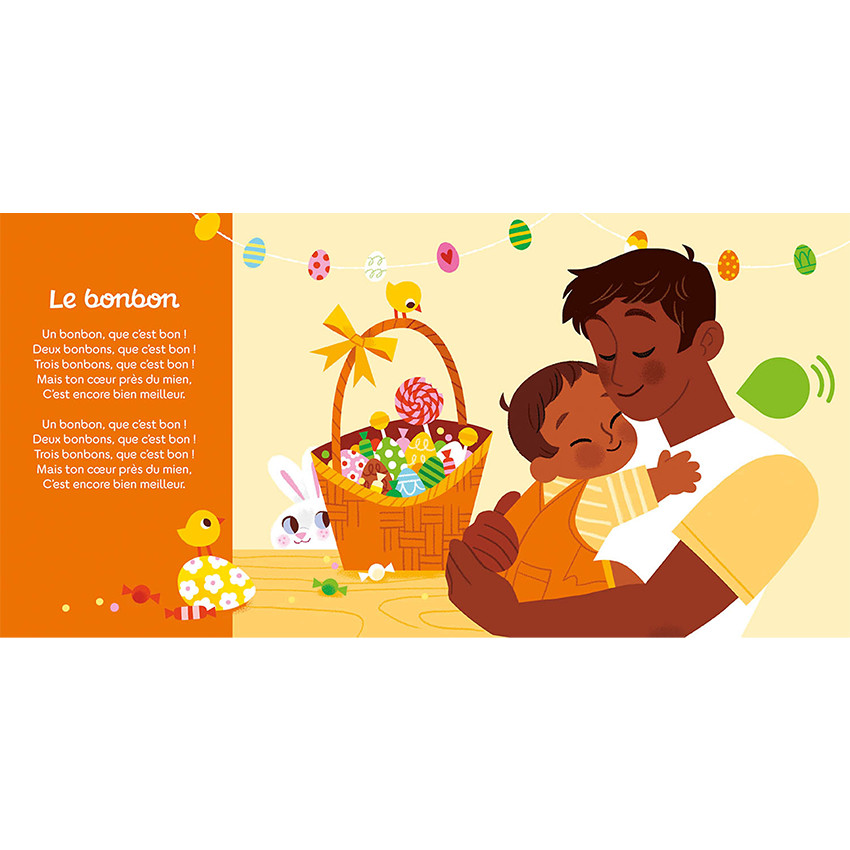Livre Mes premiers sonores "Mes comptines de Pâques" 3ans+ 