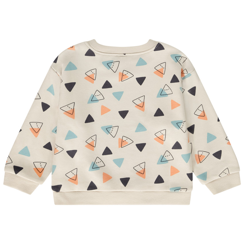 Sweat oversize imprimé triangles pour bébé garçon 