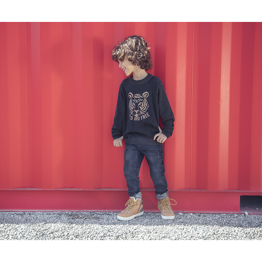 Verschoten slimfit jeans voor jongens 