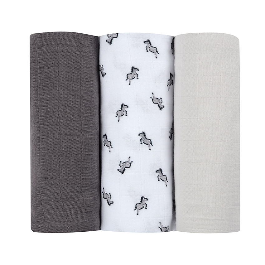 Set de 3 langes - Savane 