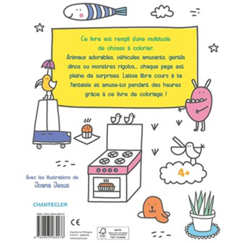 Livre de coloriage - 101 choses à colorier - à partir de 3ans 