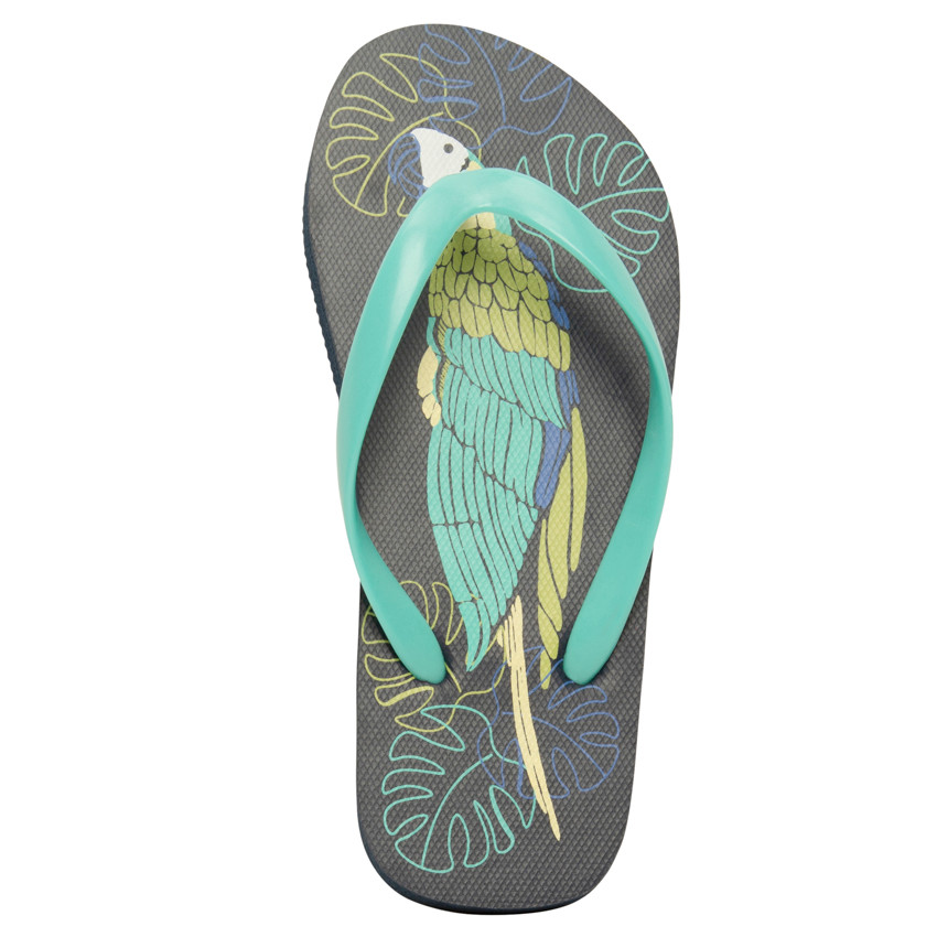 Slippers met papegaaienprint voor jongens met bandje volgens leeftijd 