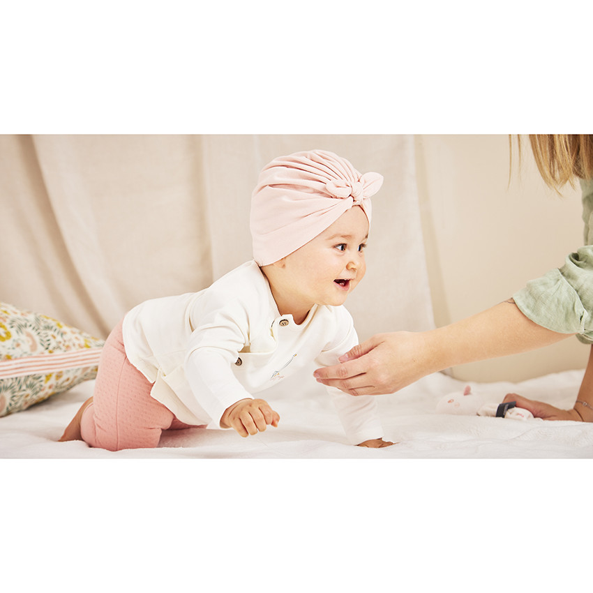 Ensemble 2 pièces effet matelassé pour bébé fille 