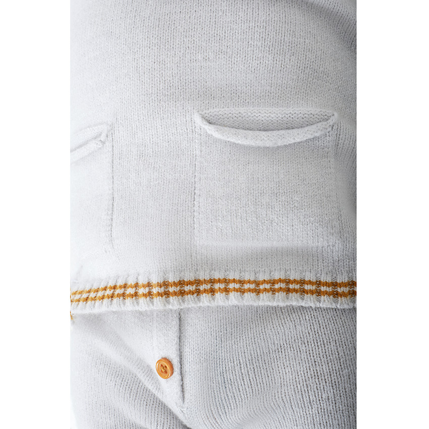 Ensemble en tricot pull ourson + legging pour bébé garçon 