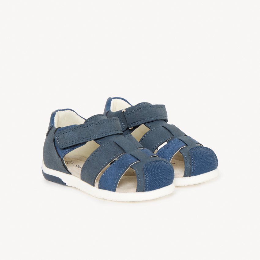 Gesloten sandalen met klittenband voor jongen 