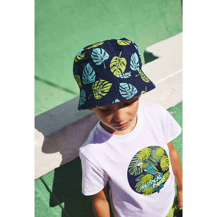 T-shirt manches courtes print perroquet pour garçon 