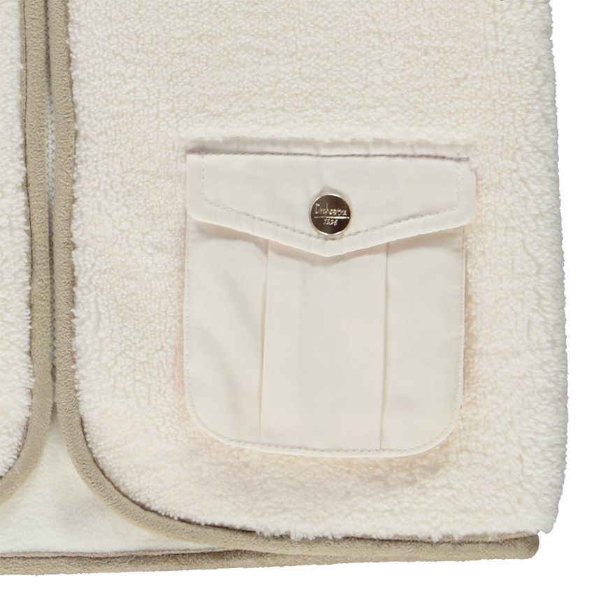 Manteau en sherpa avec poches pour fille 