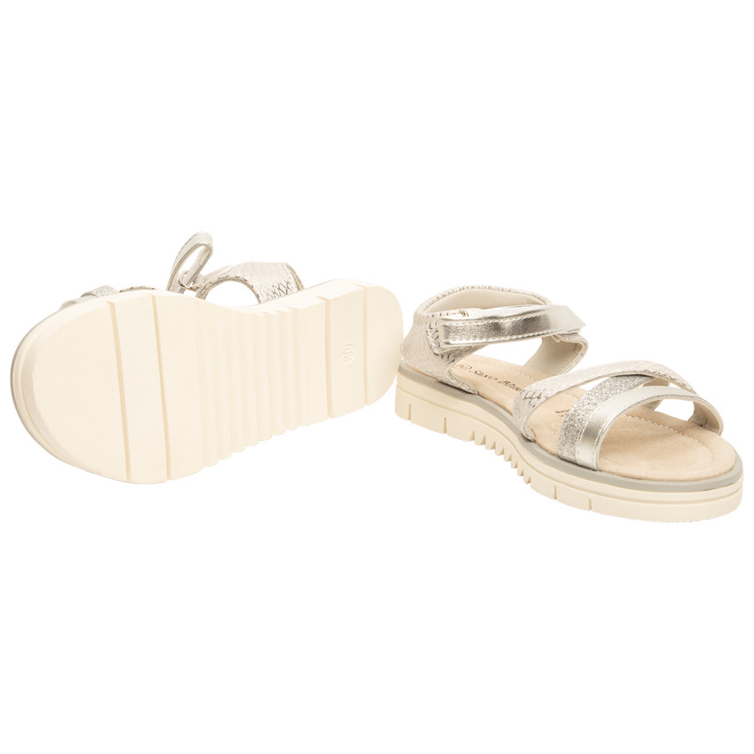 Sandales effet serpent avec semelles épaisses pour fille 