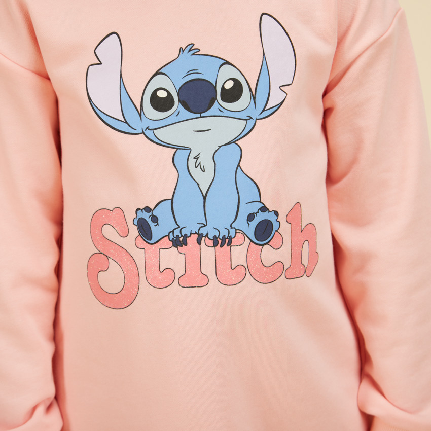 Oversize Sweatjurk met Stitch Print van Disney voor Meisjes 