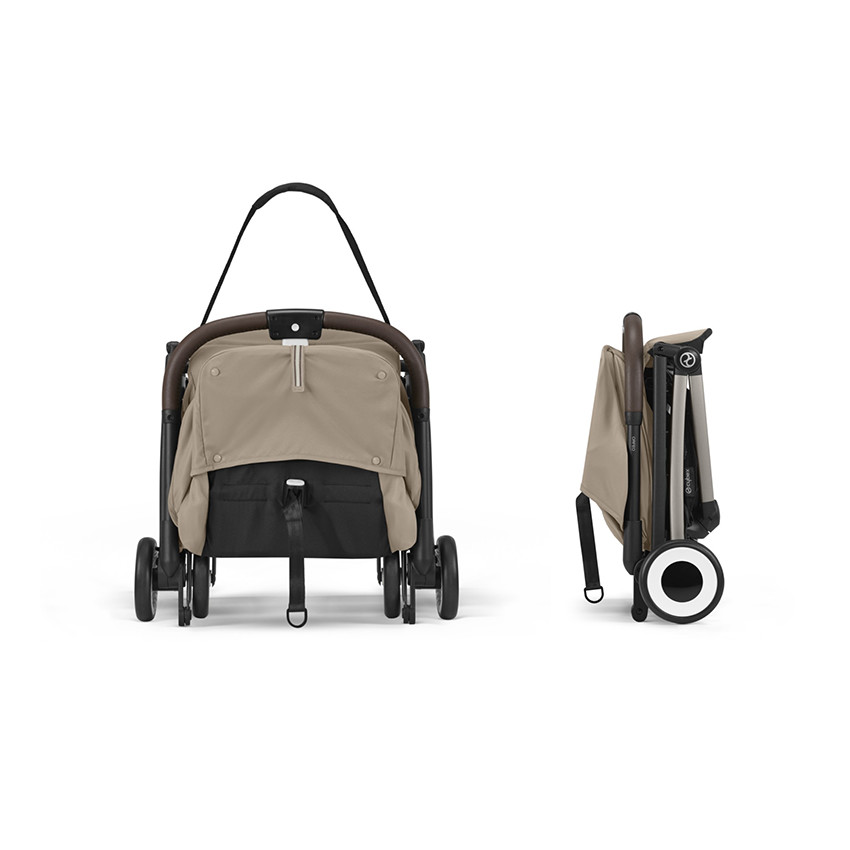 Poussette ultra-compacte Orfeo taupe/almond beige 