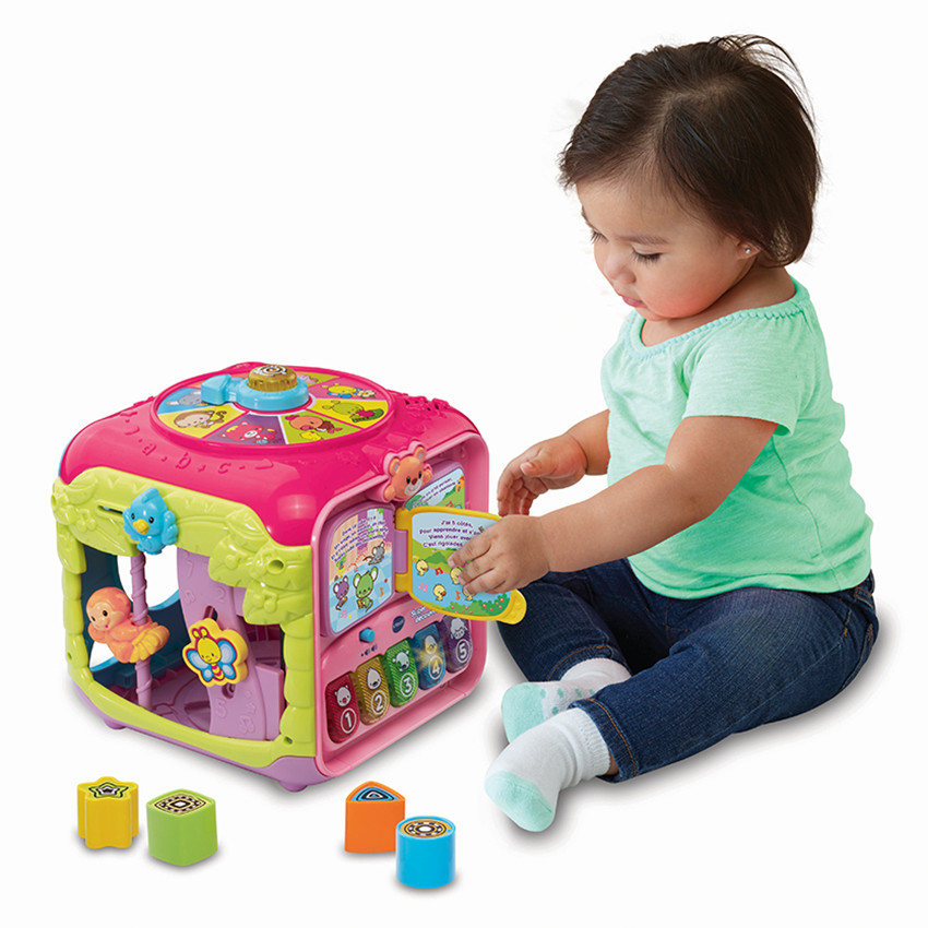 Super cube des découvertes rose 