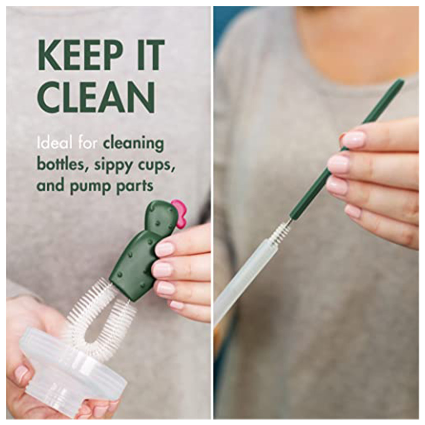 Lot de 4 goupillons cactus Brun 