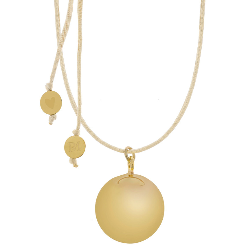 Bola collier de grossesse  Sofie gold round 