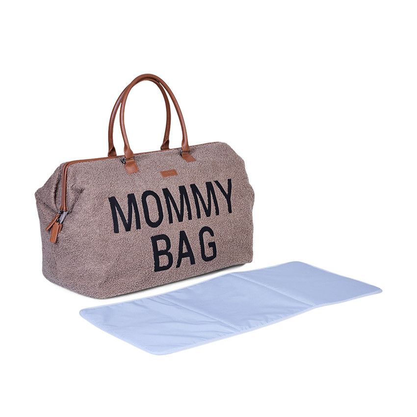 Sac à langer Mommy Bag Signature Teddy Brun clair 