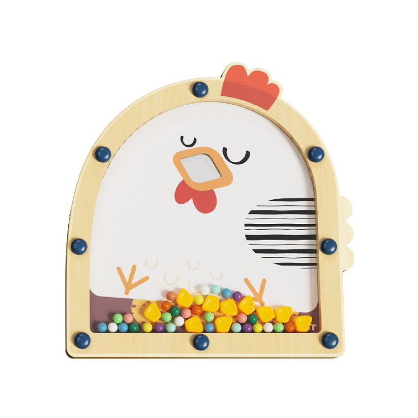 Voer de kip houten spel 3jaar+ 