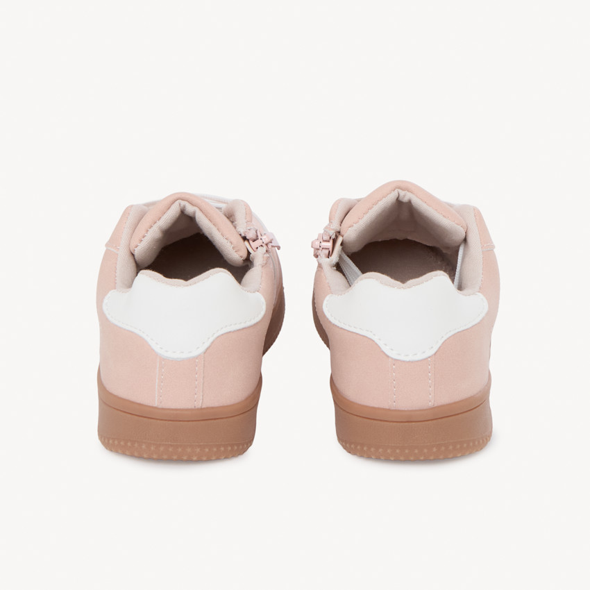 Lage sneakers van kunstleer meisjes 