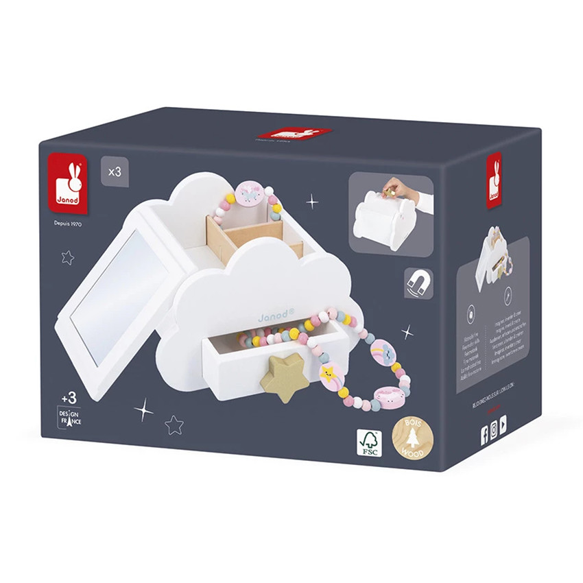 Boite à bijoux en bois Licorne 