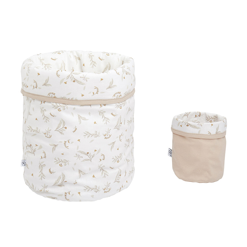 Set de 2 corbeilles de rangement en tissu Daydream 