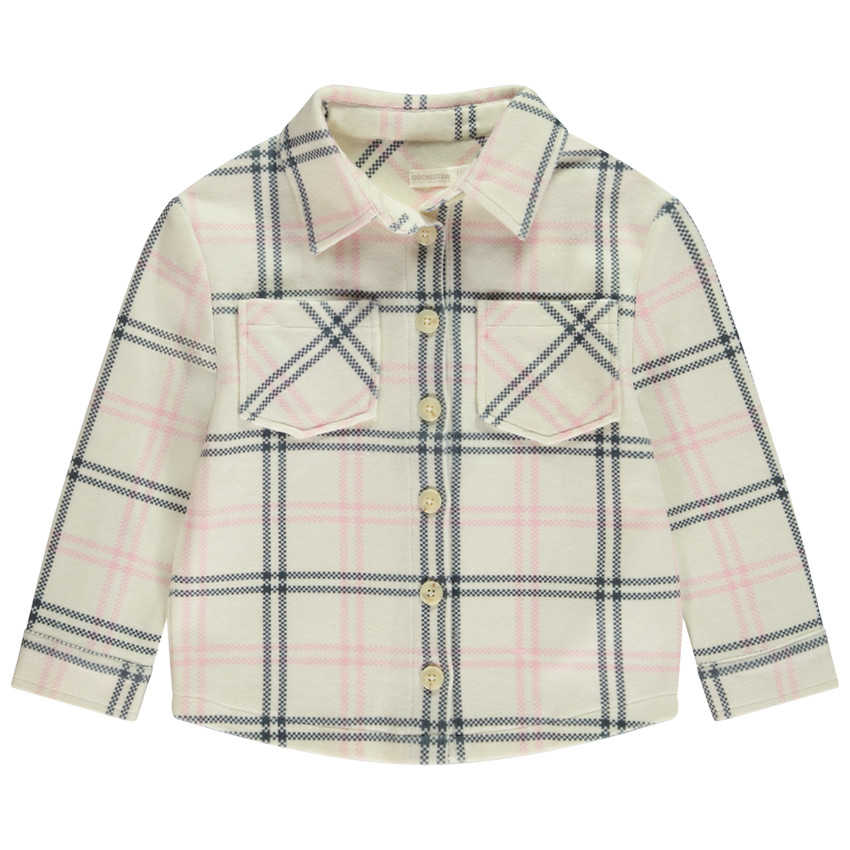 Surchemise à carreaux pour fille 