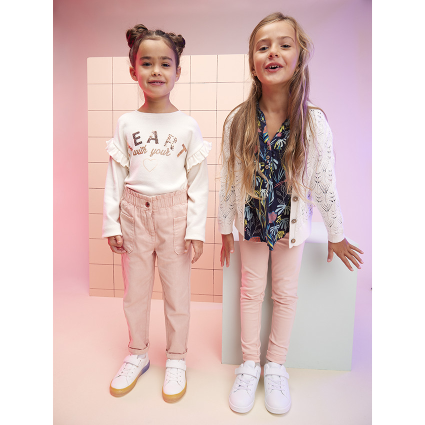 Broek in milano met brug effect voor meisjes 