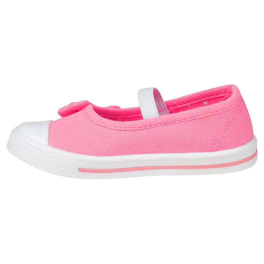 Babies en toile à élastique et nœud pour bébé fille 