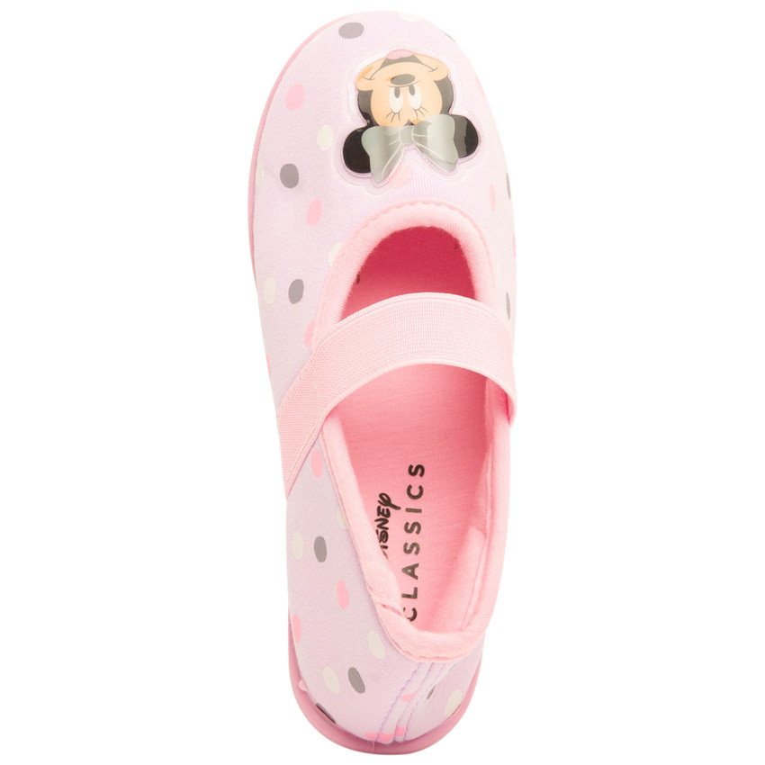 Pantoffels in mary-janestijl met Disney Minnie-patch voor meisjes 