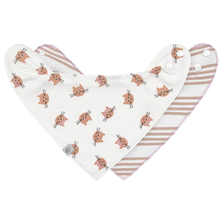 Set van 2 slabben Bandana waterdicht Tiny Team Cat 