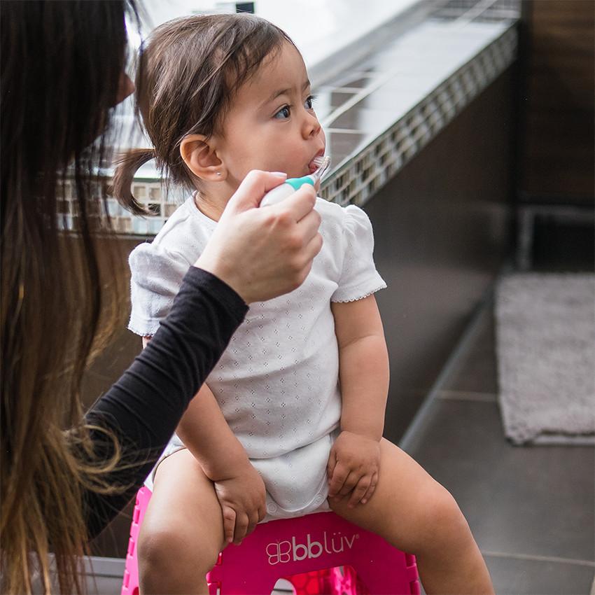 2-staps elektrische tandenborstel voor baby's 