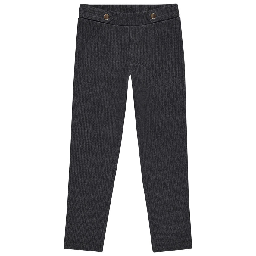 Legging milano à zigzags avec pattes décoratives pour fille 