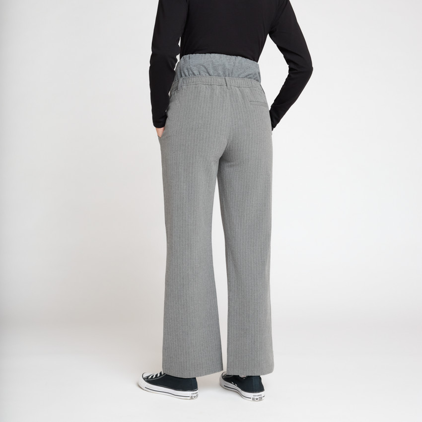 Pantalon large de grossesse avec bandeau haut 
