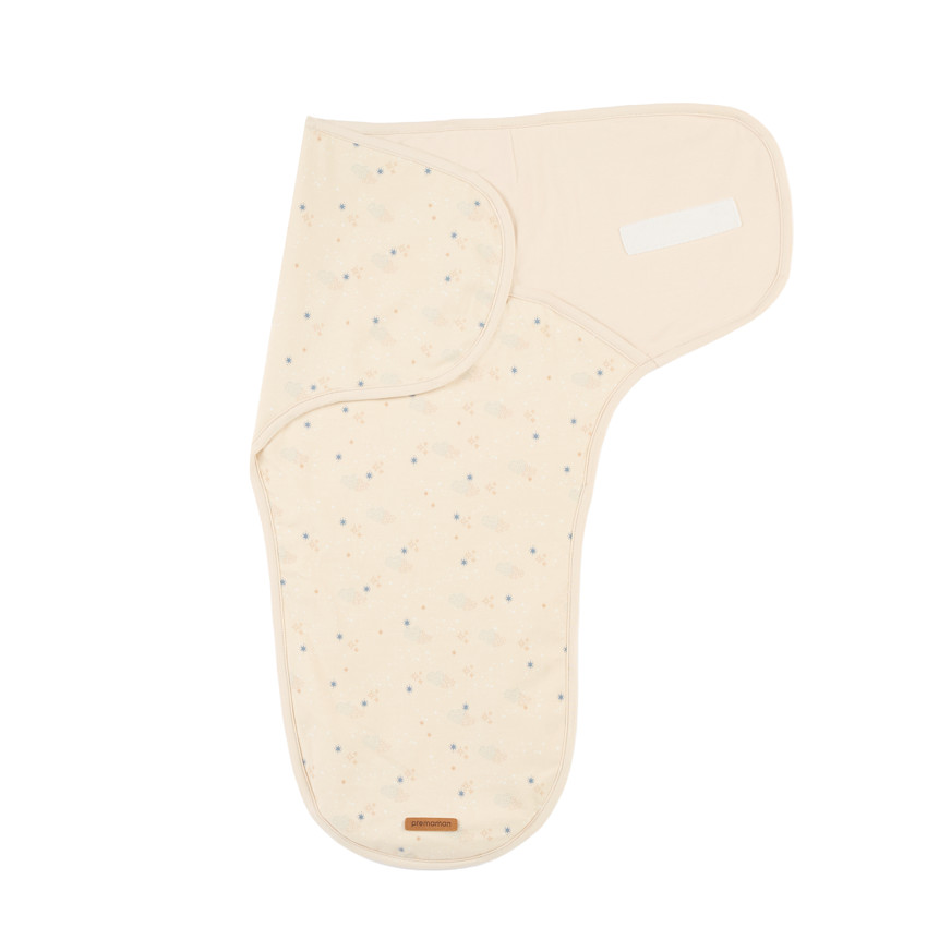Couverture d'emmaillotage Bande de rêveurs - Beige 