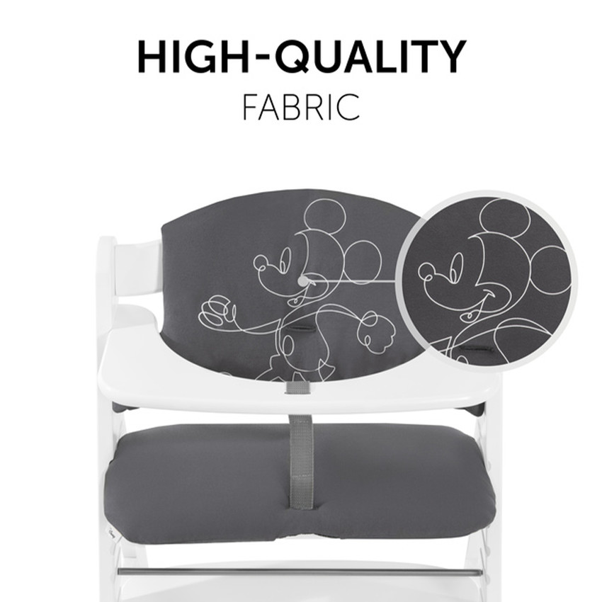 Coussin réducteur chaise haute Select Mickey Mouse Anthracite 