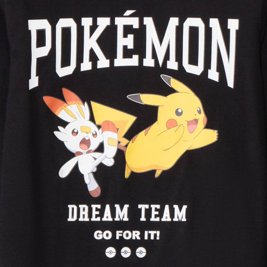 T-shirt manches longues Pikatchou Pokémon pour garçon  