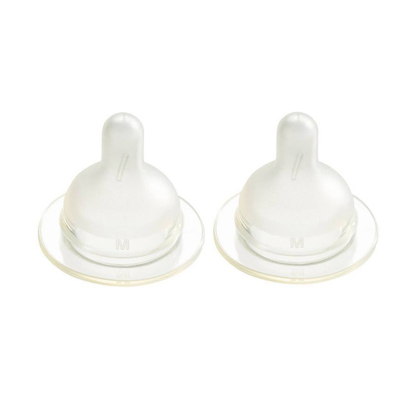 Flessenspeen wide medium brede hals 2 stk 