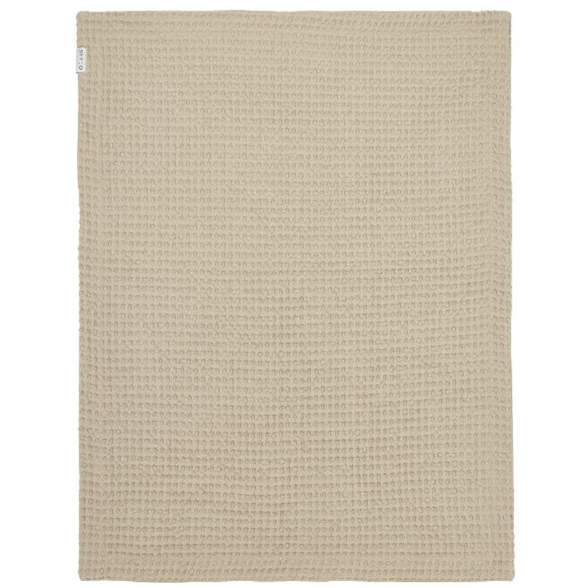 Couverture gauffré Coton Sand - 75x100 cm 